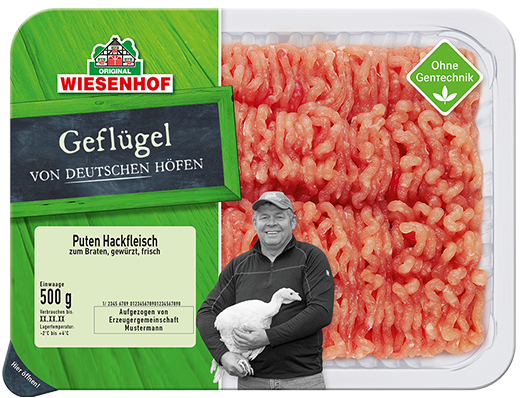 Wiesenhof Geflügel Puten-Spezialität Pute Puten-Hackfleisch