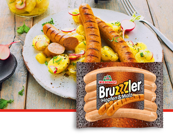 Bruzzzler Hopfen & Malz mit Kartoffelsalat