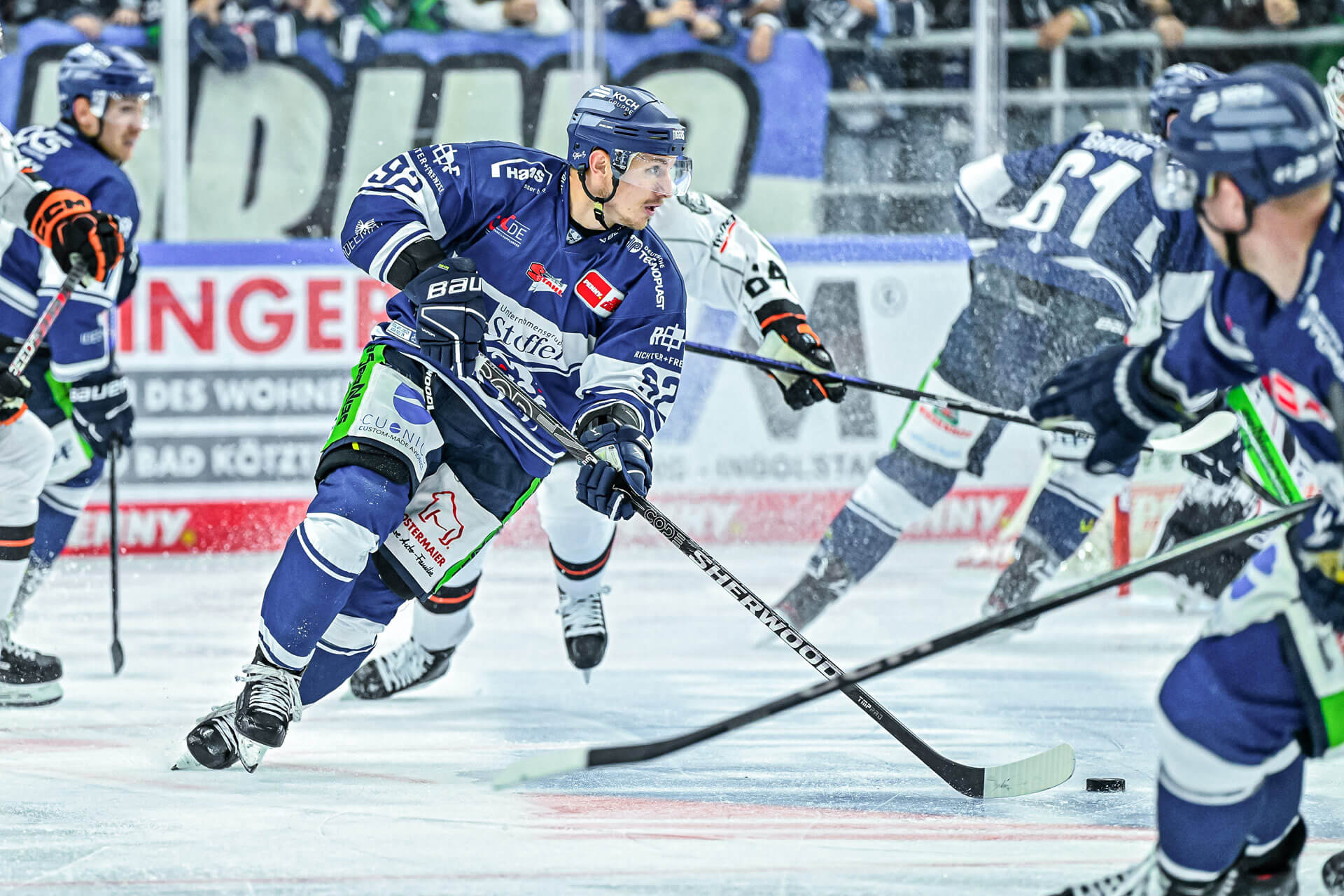 Straubing Tigers im Spiel